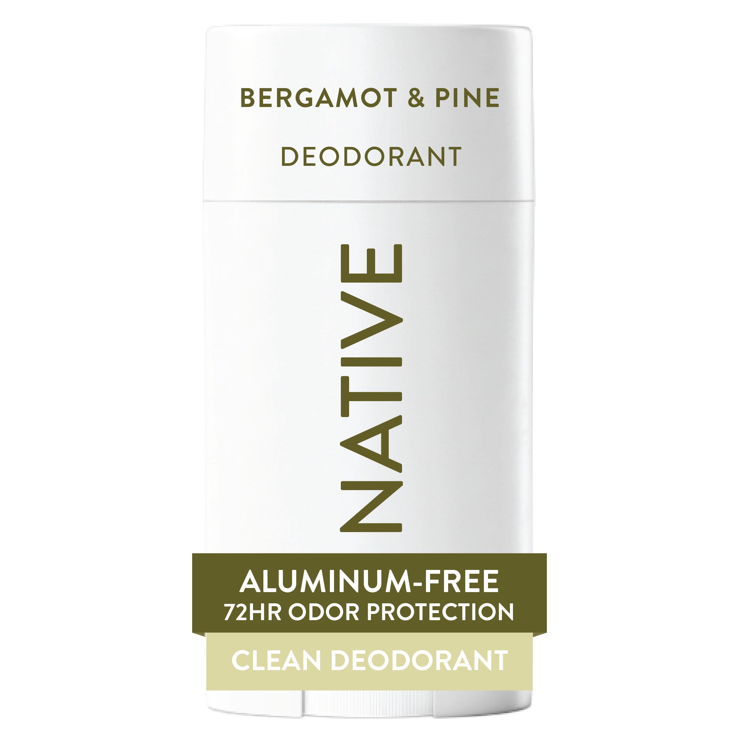 Native Deodorant Contains Naturally Derived Ingredients, 72 Hour Odor Control | Seasonal Scents for Women and Men, Aluminum Free with Baking Soda, Coconut Oil & Shea Butter | Bergamot & Pine