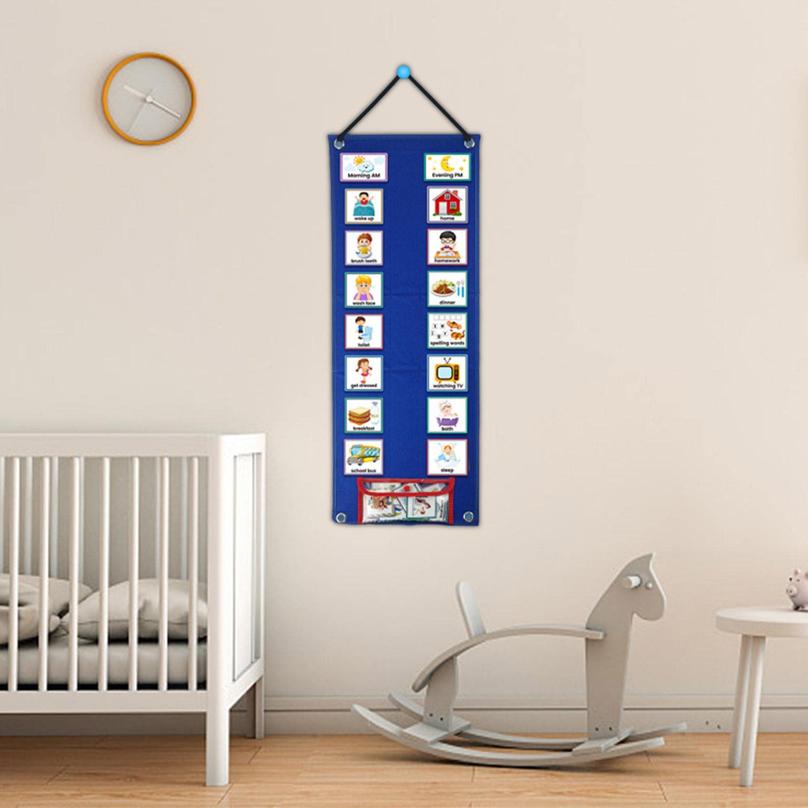 70 Pezzi Schede Visive per Programma, per La Routine Quotidiana per Bambini Tabella delle Faccende Domestiche Settimanale per I più Piccoli