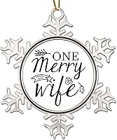 Vista 35 de Happy New Year Ornament for Christmas Tree Decor Merry Christmas Y'all Christmas Metal Snowflake Ornament Xmas Tree Decor Funny Christmas Quotes