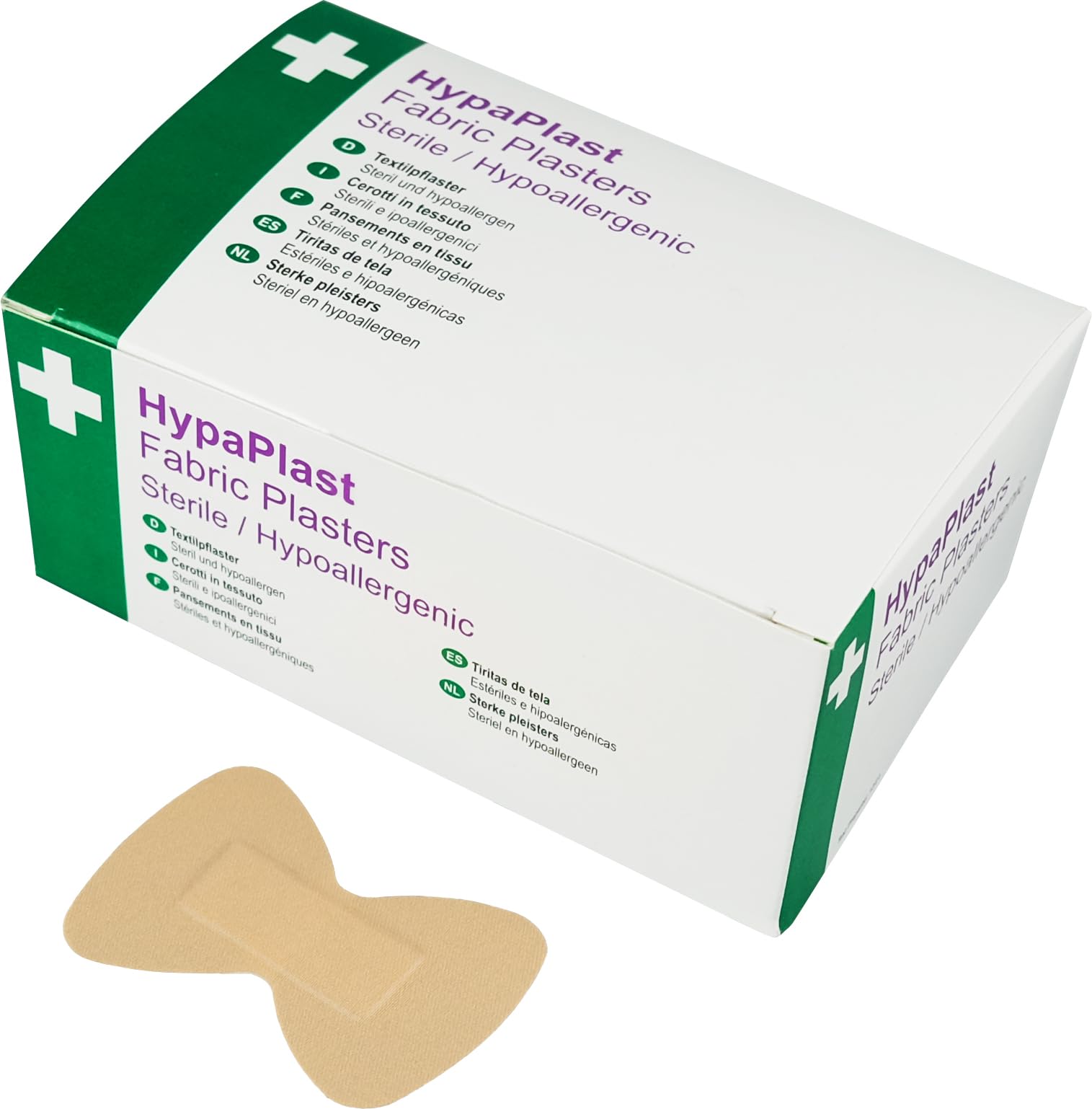 Safety First Aid Group Hypaplast Fabric Plasters, Fingertips (Pack Of 100)