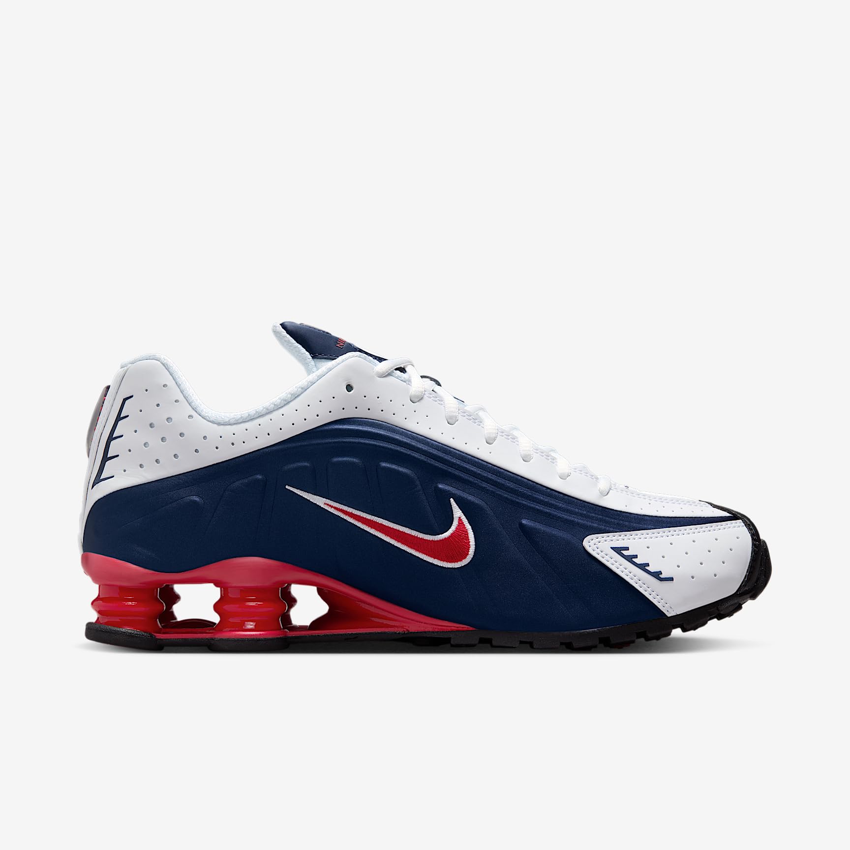 Nike Shox R4 Midnight Navy/Gym RED-White 39 EU – Bild 3