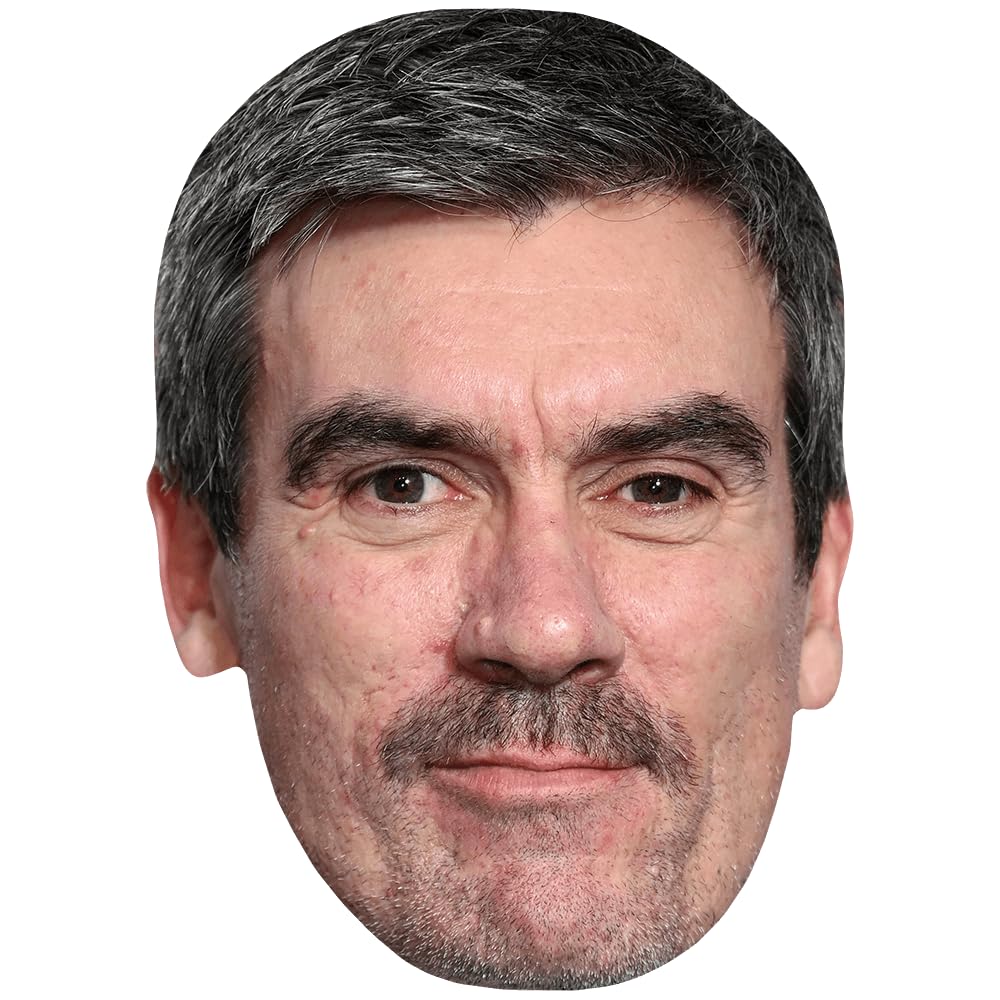 Jeff Hordley (Stubble) Celebrity Mask, Flat Card Face, Fancy Dress Mask