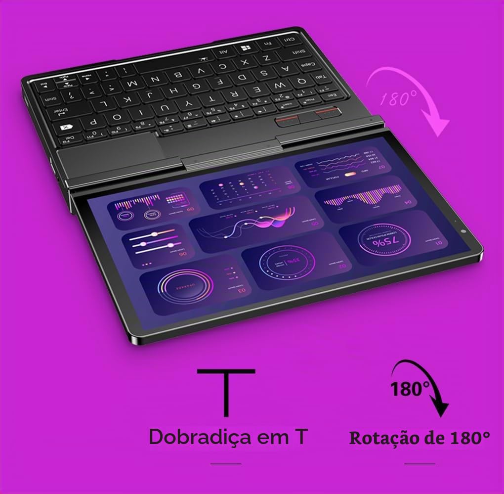 GPD Mini Notebook Pocket 4 Com Tela Touchscreen De 8,8