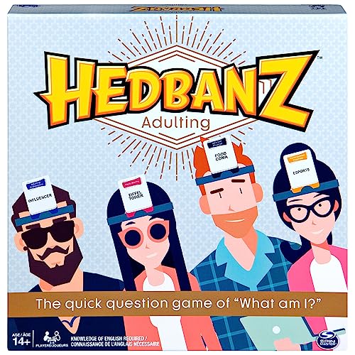 Spin Master Games Hedbanz Adulting, Juego de Fiesta miniatura 1