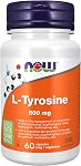 NOW Supplements, L-Tyrosine 500mg, Stress Management Support, 60 Capsules