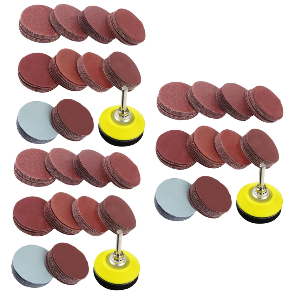 Healvian 300pezzi Dischi Abrasivi Platorello Da Kit Completo Di Vetrata Per Utensili Rotanti Per Levigatura