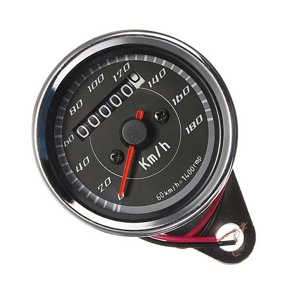 スピードメーター 180 km/h バックライト付き