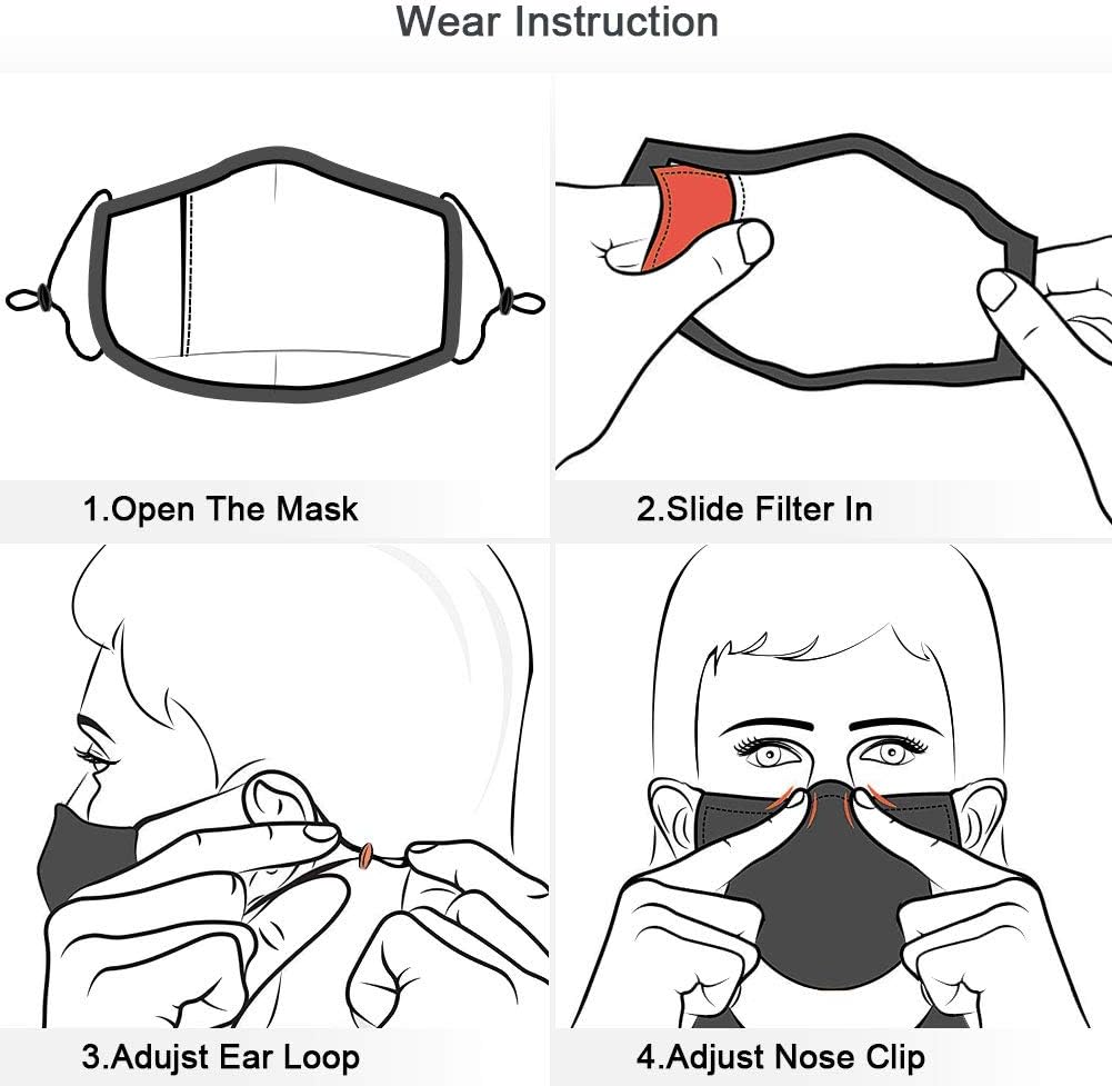 Suреr Bіg Clеаrаnсе! Sunsturm Dust Mask Reusable Cotton Face Mouth Mask with Activated Carbon Filter for Gardening Woodworking Mowing Outdoor Washable Mouth Mask (Black) Tесh Dеаlѕ 🔥 Sunsturm Dust Mask Reusable Cotton Face Mouth Mask with Activated Carbon Filter for Gardening Woodworking Mowing Outdoor Washable Mouth Mask (Black)