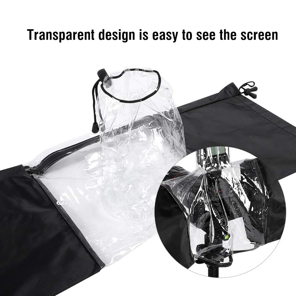 Waterproof Camera Cover, Light Diffuser, Suitable for DSLR Cameras, with Transparent Body Design, Foldable Camera Protector Rain Cover