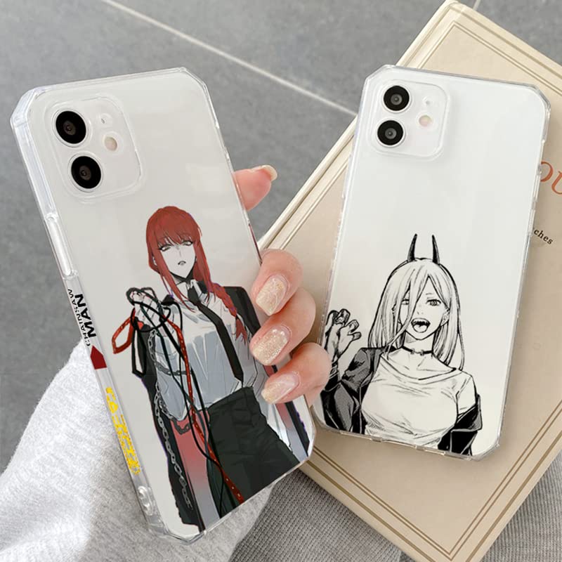 Amazon.co.jp: チェンソーマン iPhone12 ケース スマホケース 早川