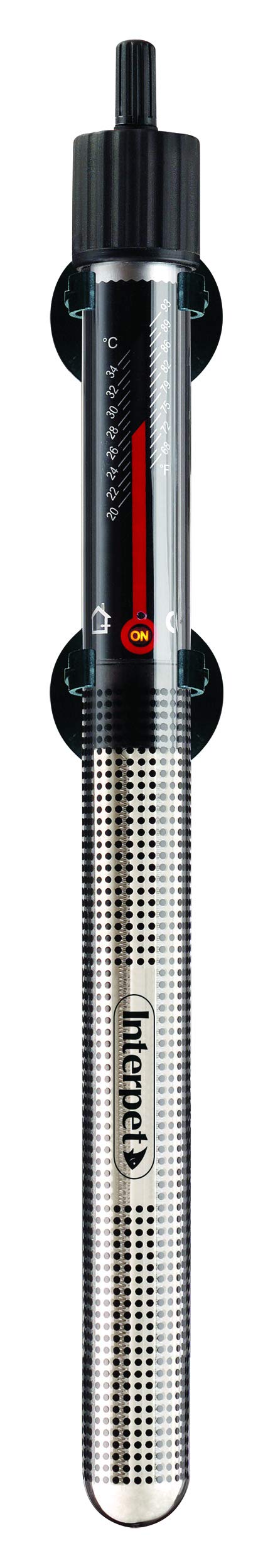 Interpet Termocalentador para Acuario Deltatherm | Apto para Calentar acuarios para Peces Tropicales | Modelo 100W | Apto para acuarios de hasta 100 litros