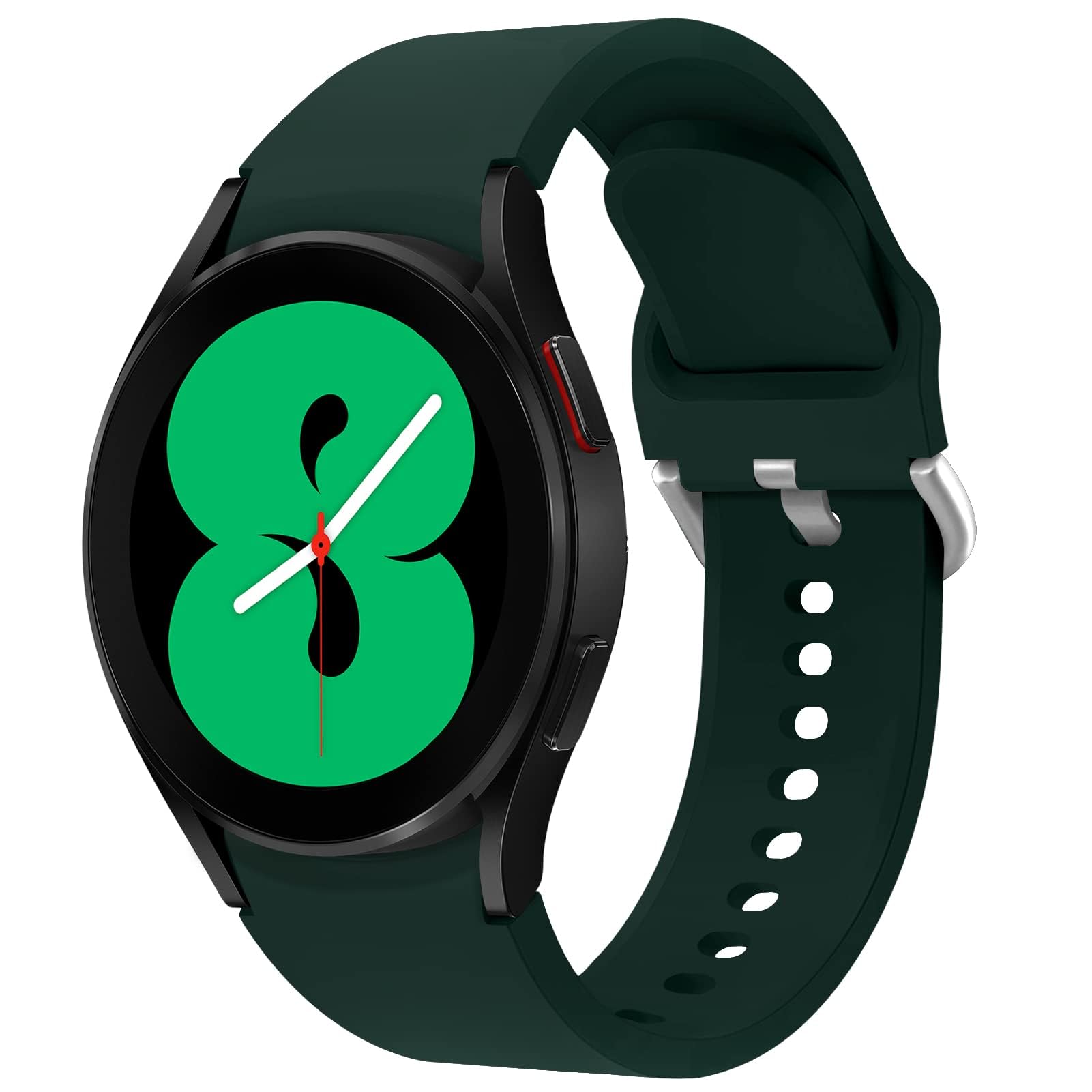 For Samsung Galaxy Watch 7 6 5 4 FE Band 40mm 44mm/Galaxy Watch 5 Pro Band 45mm/6 Classic 43mm 47mm/4 Classic 42mm 46mm,20mm No Gap Soft Silicone