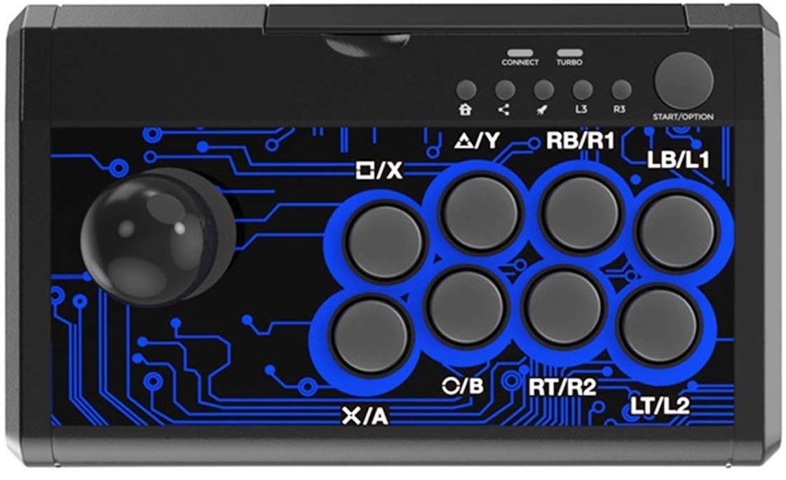 TMG 7in1 Retro Arcade Fighting Analog Stick Game Controller