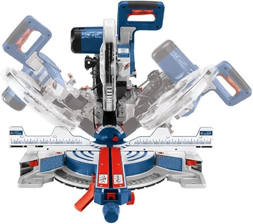 Miniatura 7 de Bosch Power Tools - Sierra de inglete deslizante con doble bisel cable de 12 pulgadas y hoja de sierra con 60 dientes 15 amperios GCM12SD