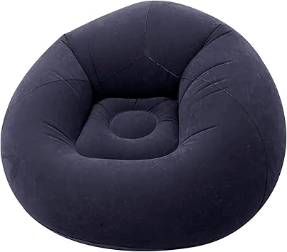 كراسي Bean Bag - أريكة قابلة للنفخ | أريكة قابلة للطي قابلة للنفخ | كرسي استلقاء هوائي خفيف الوزن متعدد الاستخدامات | مراتب هوائية للألعاب والتخييم الفاخر في الفناء الداخلي والاسترخاء ودباغة المسبح والسفر والنزهات والحديقة