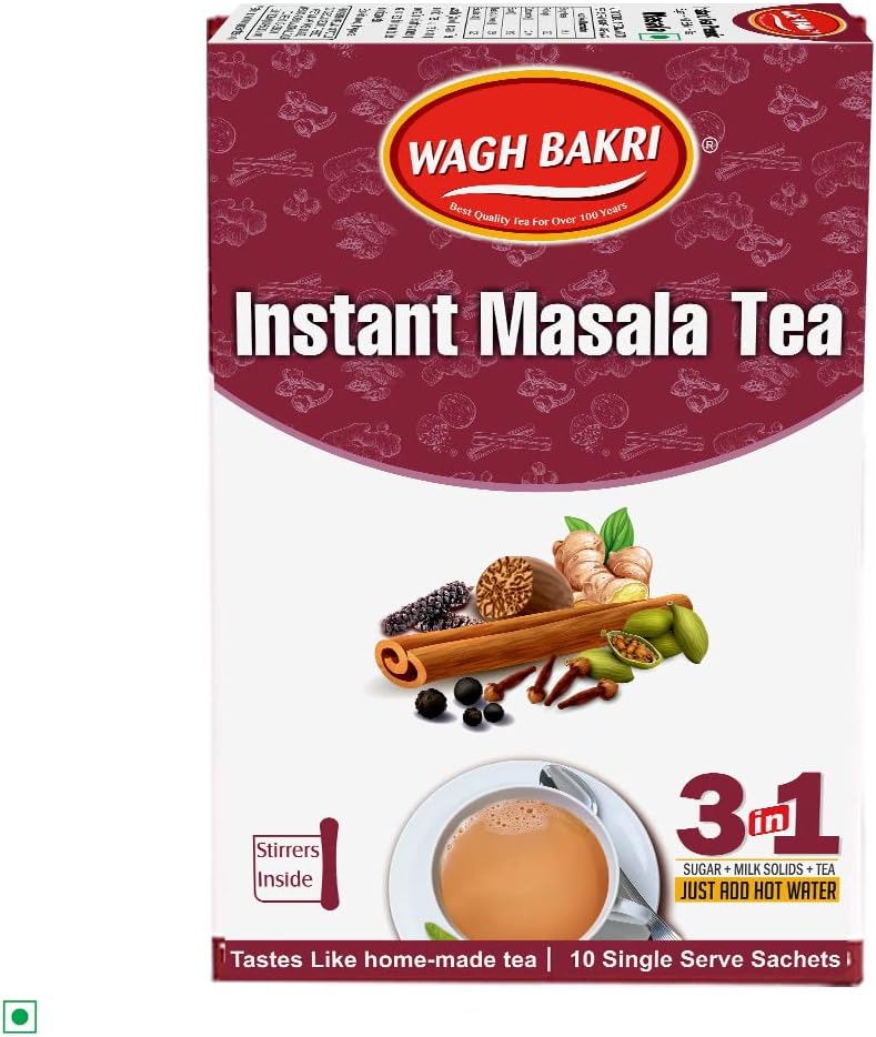 Wagh Bakri Masala Instant Tea Premix,140 Grams