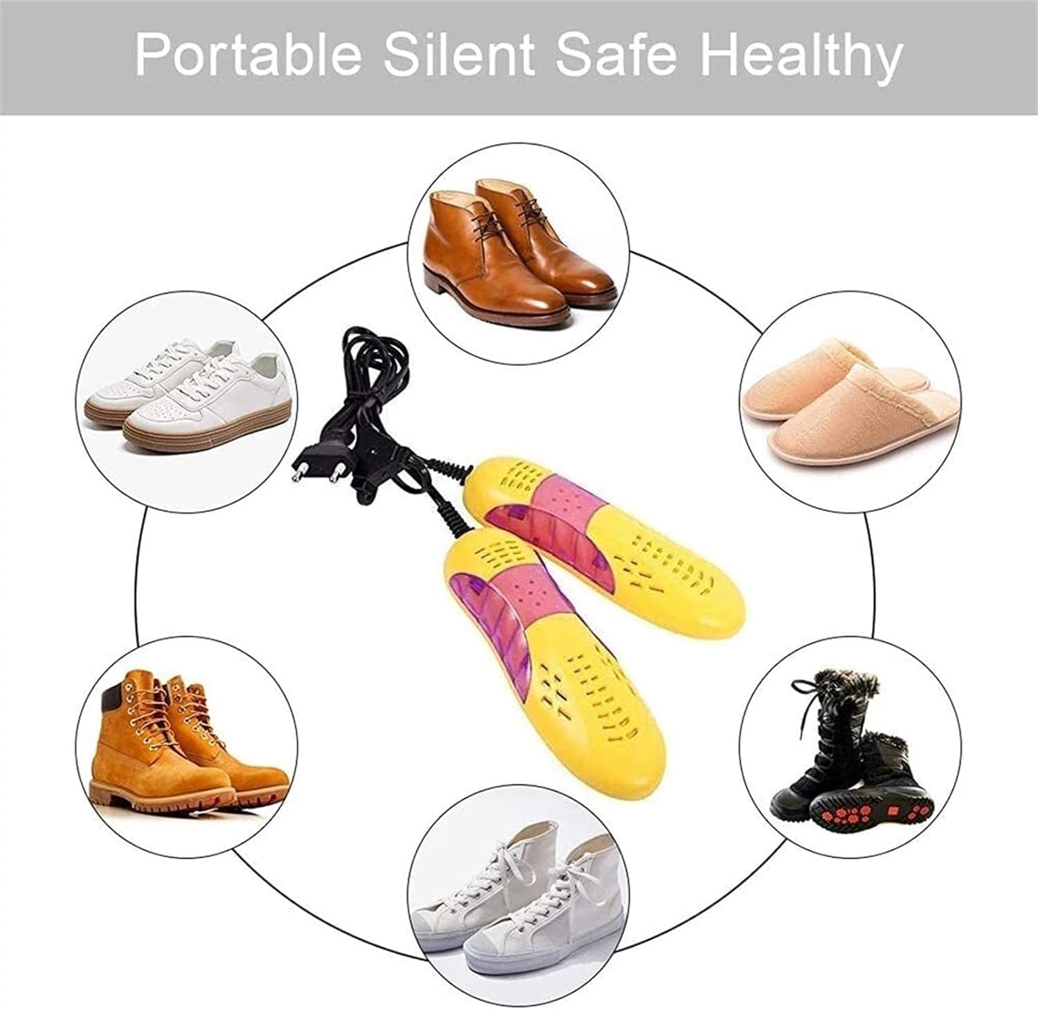 Sèche-chaussures électrique, chauffe-chaussures, sèche-bottes, mini sèche-chaussures de ski, déshumidificateur déodorant, chaussures randonnée ou, chauffantes, course
