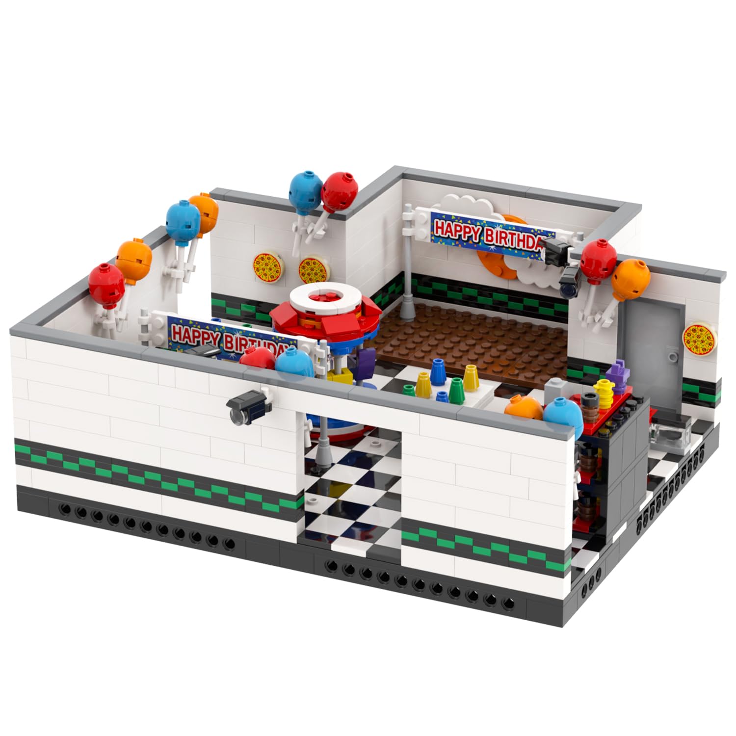 Amazon.co.jp: MOOXI-MOC FNAF ステージビルディングセット