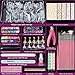 Teenitor Acrylic Fake Nails Kit, Press On Nail Supplies with Clear Coffin Nail Tips Nail Stand Nail Art Brushes Dotting Pen Glitter Sequins Sticker Rhinestones Nail Decorations Press On Nails Kit