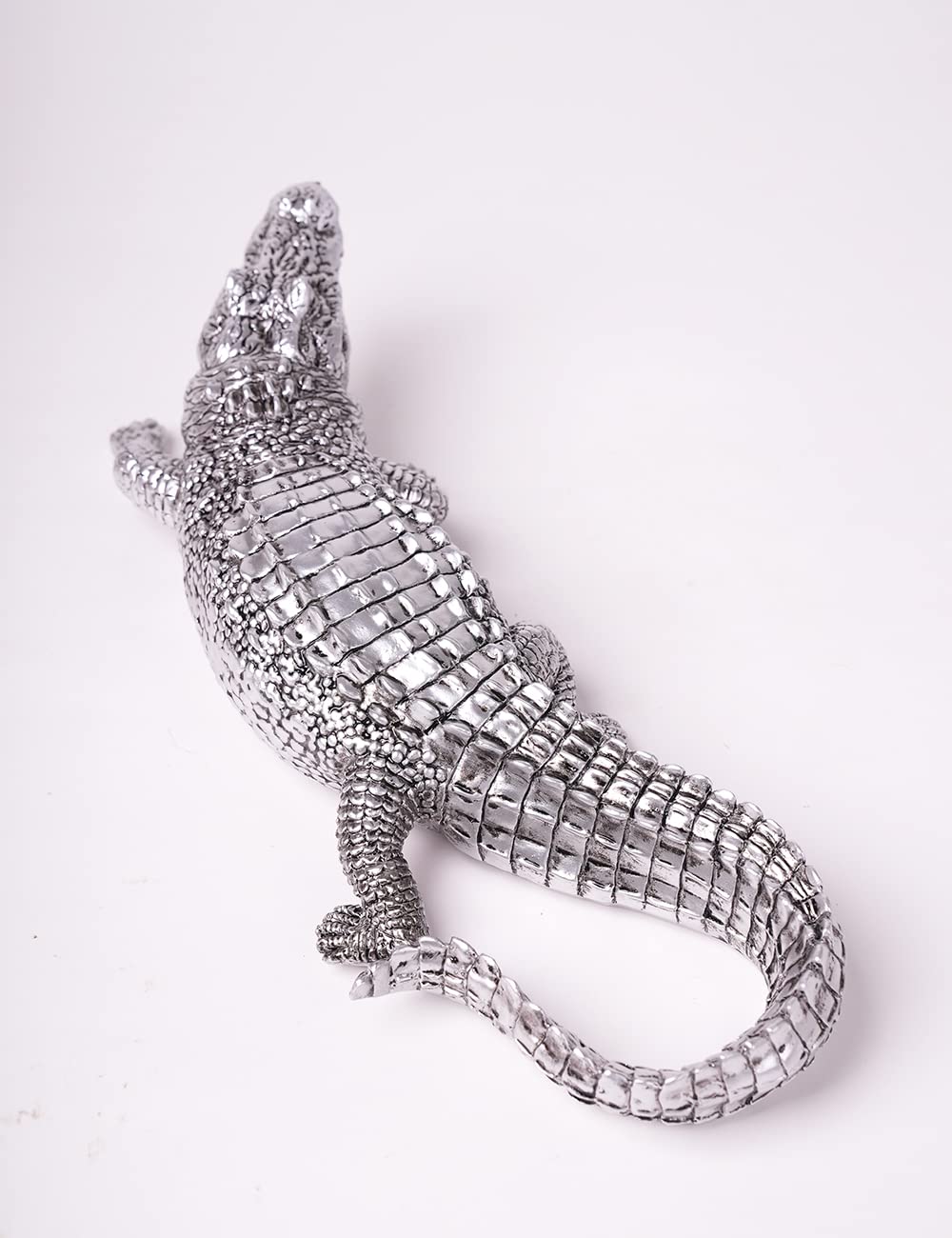 HAUCOZE Cocodrilo Figura Escultura Modern Decoración Animal Adorno 36cm