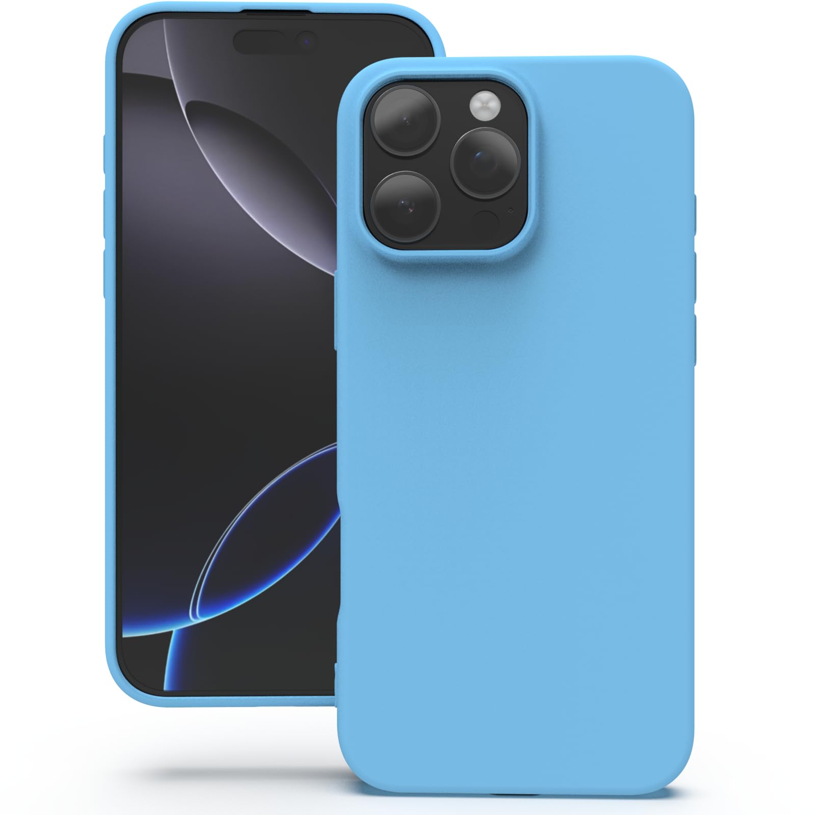 YATWIN Silicone Case for iPhone 16 Pro, Soft-Touch, Shockproof, DustProof