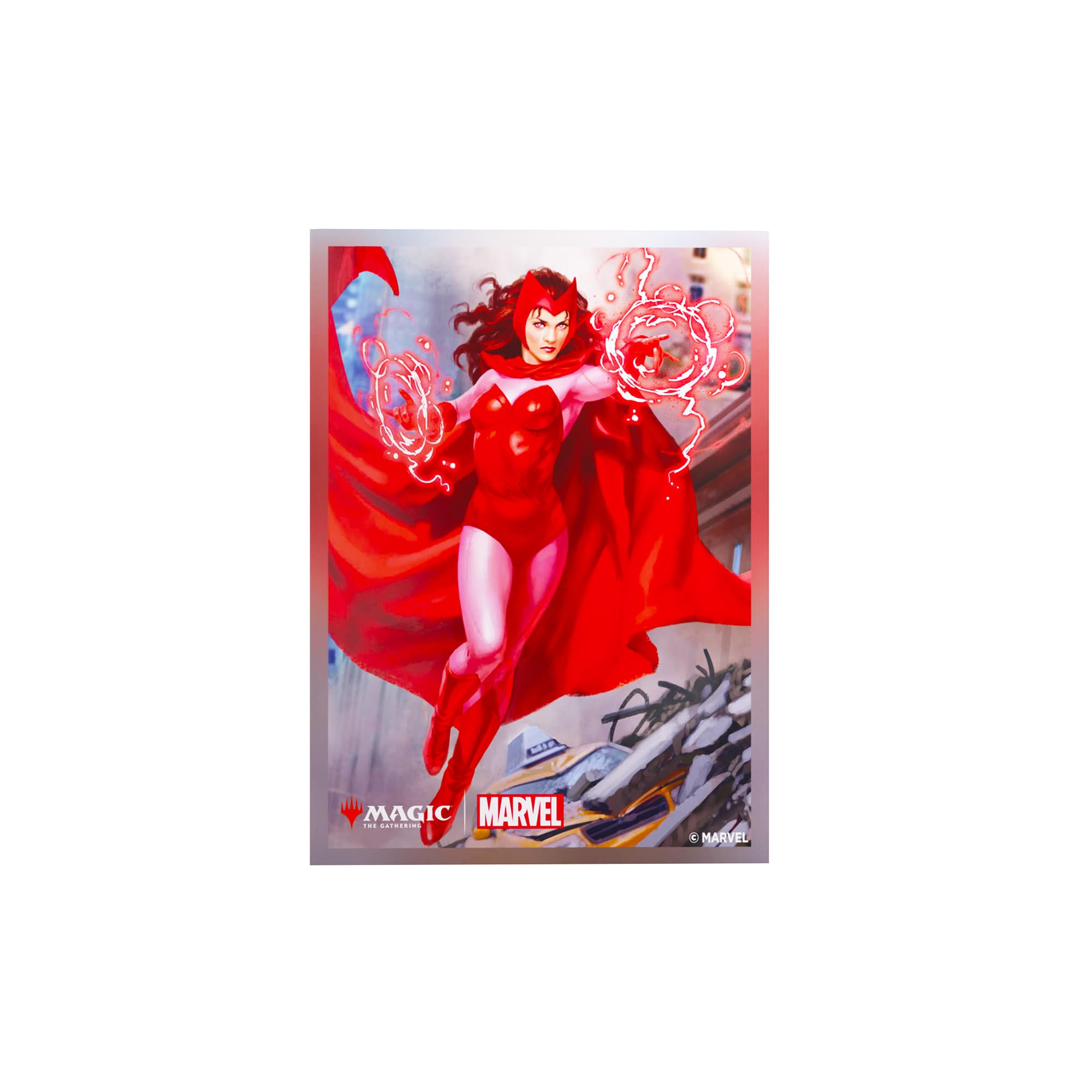Gamegenic | Magic: The Gathering | Marvel Super Heroes Premium Art Sleeves - Killmonger, Scourge of Wakanda | Trading Card Game Accessory | Ages 13+