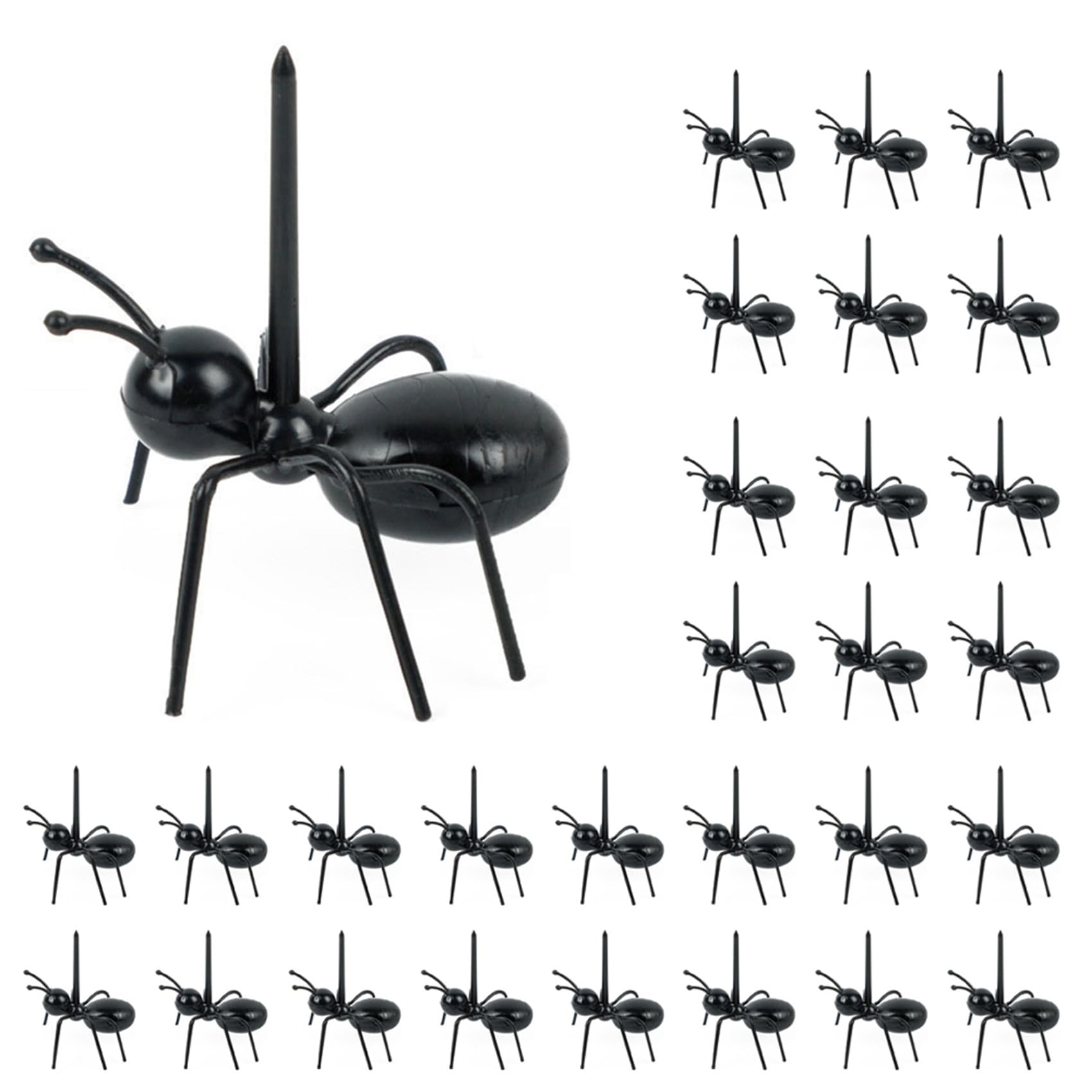 Hndhbfgrt 240 Pack Ant Food Fruit Decoration Forks Ant Shaped Forks Snack Cake Dessert Home Kitchen Party