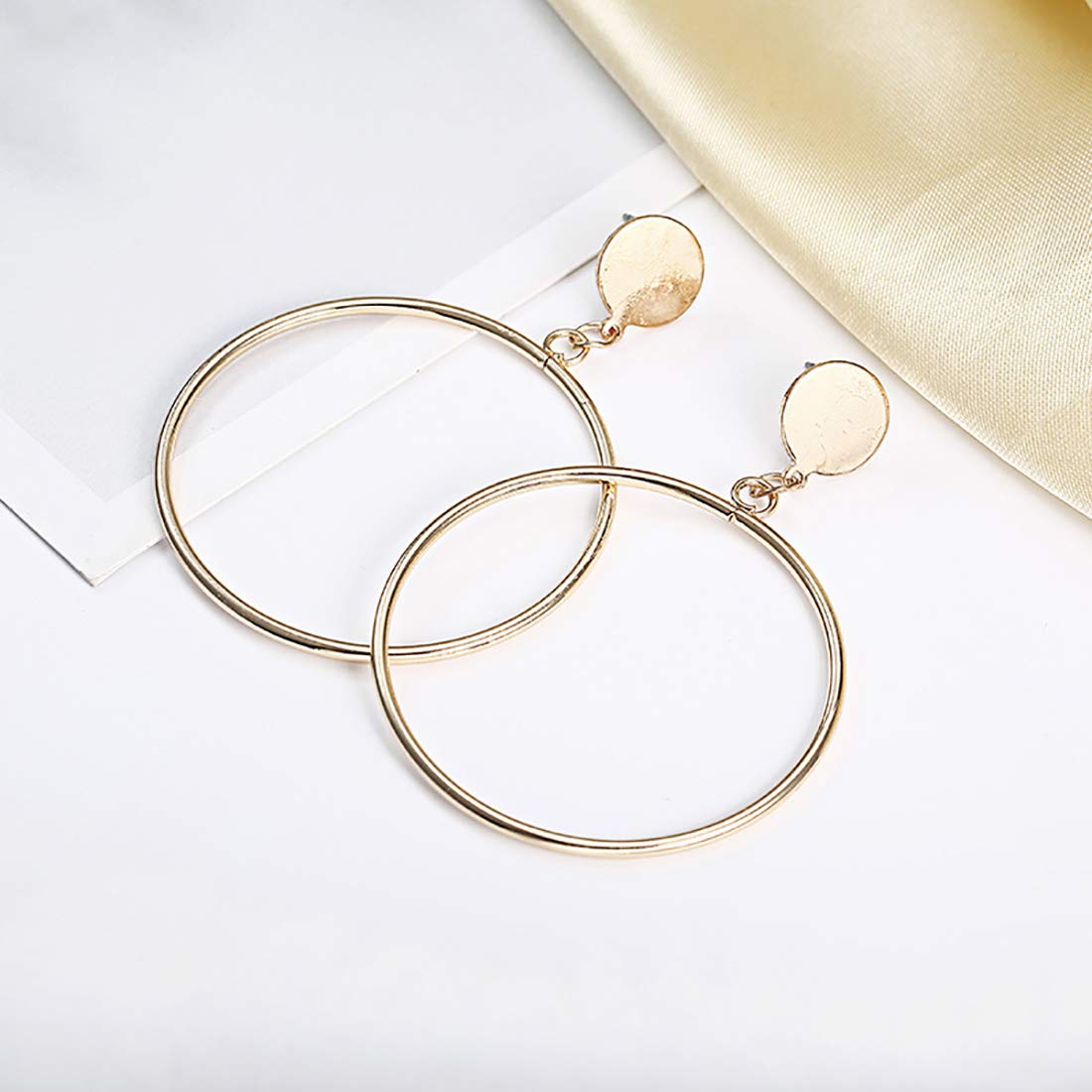 Round Plated Hoop Earrings - CT-ERGG-45063