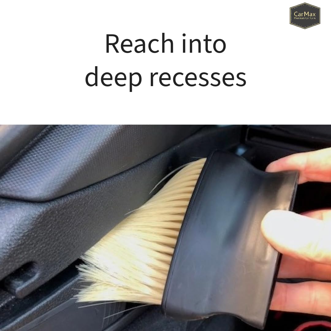 Brosse De Nettoyage Microfibre TOP-MAX - Pour Intérieur De Voiture, Aérations, Clavier - Poils Doux Anti-rayures