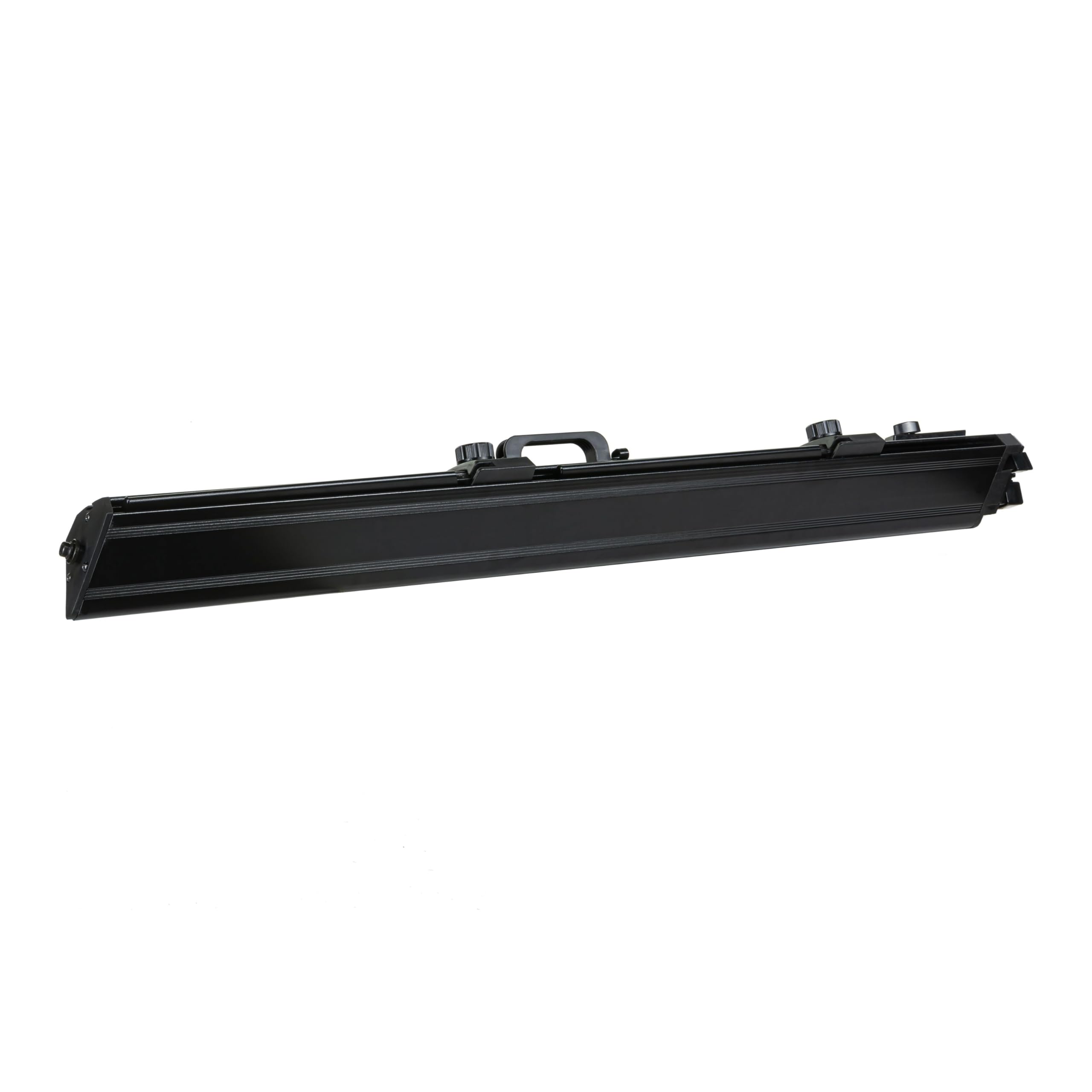 Höhenverstellbares Säulenstativ für Tasteninstrumente, 35 kg Tragkraft, 2 Auflagen, stabil, leicht aufbaubar, schwarz, 660-960 mm höhenverstellbar, 7,6 kg, Dual-Gewinde für Mikrofonarm