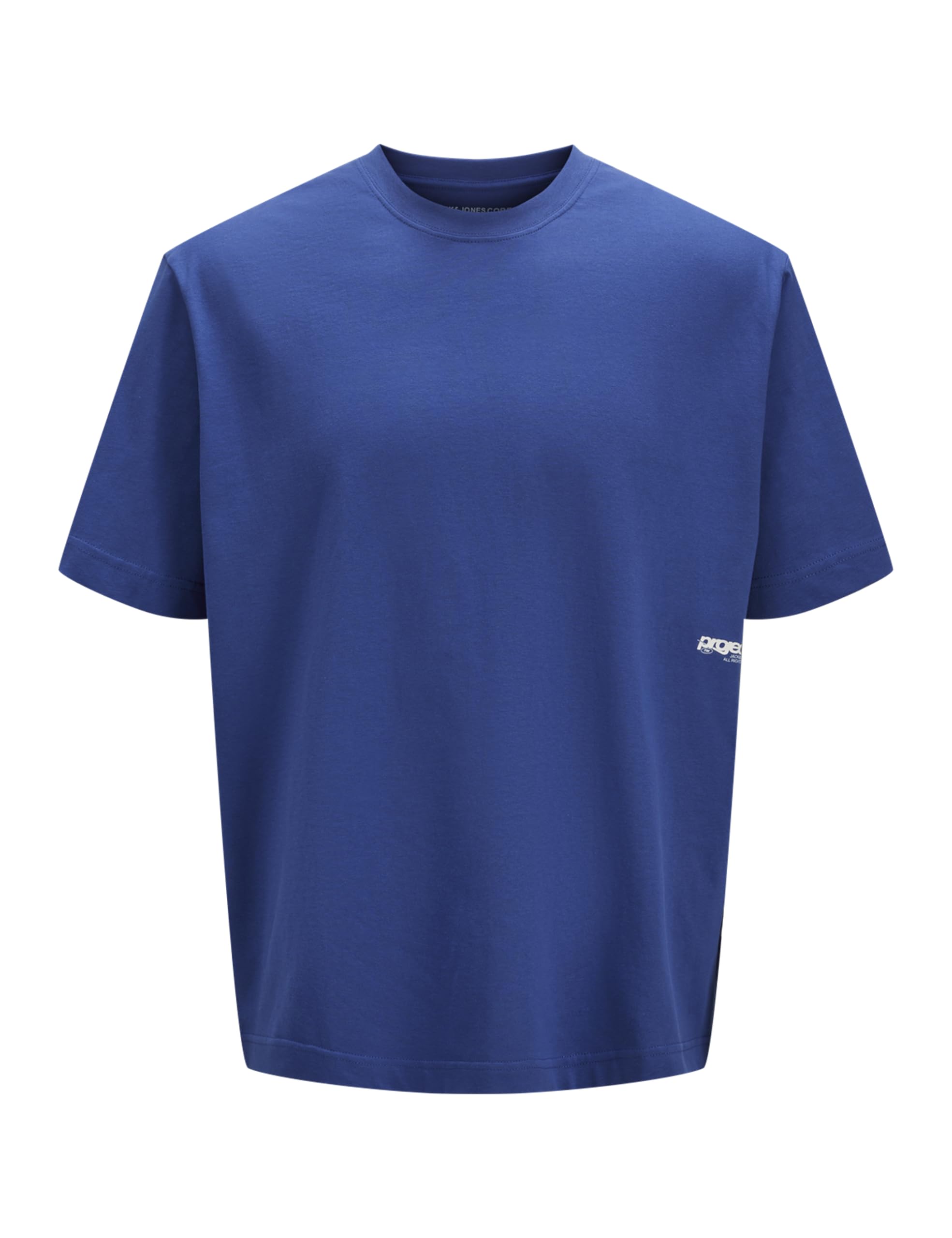 JACK & JONES Men's Jcounion Small Print Tee SS Crew Neck