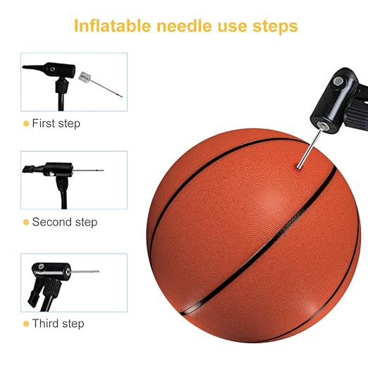 Agujas para inflador de balón 35 piezas con caja portátil miniatura 4