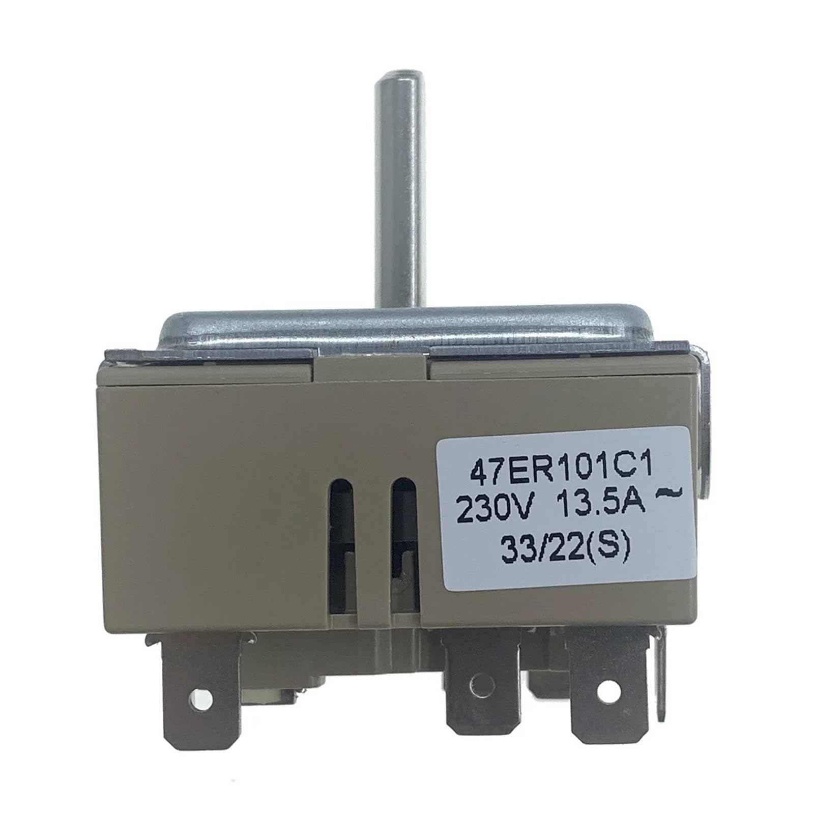 47ER101C1 Endlosschalter mit Dual-Energieregler for Herd/Kochfeld/Herd/Kochplatte/Ofen, kompatibel mit 50.55021.100, 50.85021.000