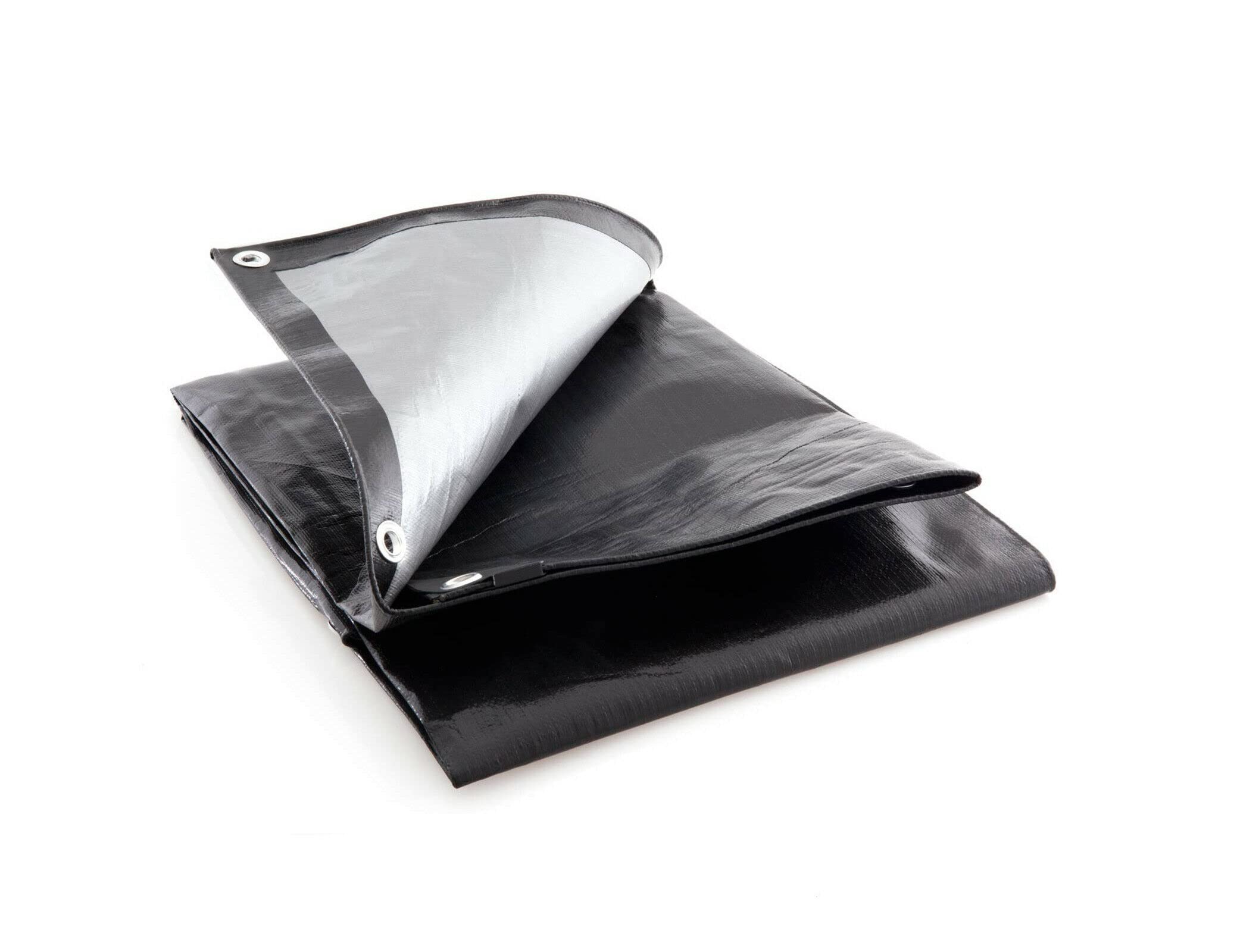 Heavy duty tarpaulin, waterproof cover, strengthened tarps, UV protected, lightweight, easy to handle. For farm, garden, garage, camping, etc.