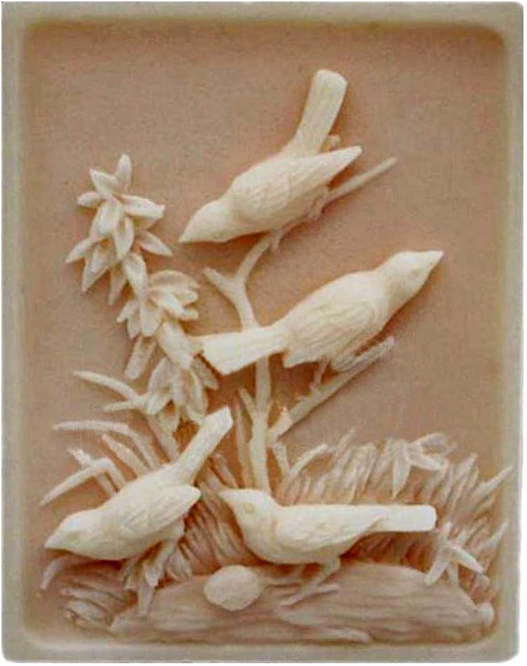 Craft Art Silicone Soap Mold Bird Silicon Molds DIY Handmade Soap Molds for Soap Making (11137)