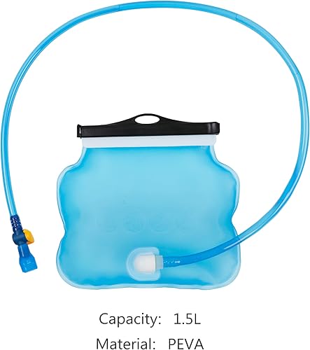 Miniatura 7 de Zavothy Hiking Waist Bag for Women Fanny Pack for Men with Detachable Water Bottle Holder and 1.5L Water Bladder - Ideal for Running, Cycling,