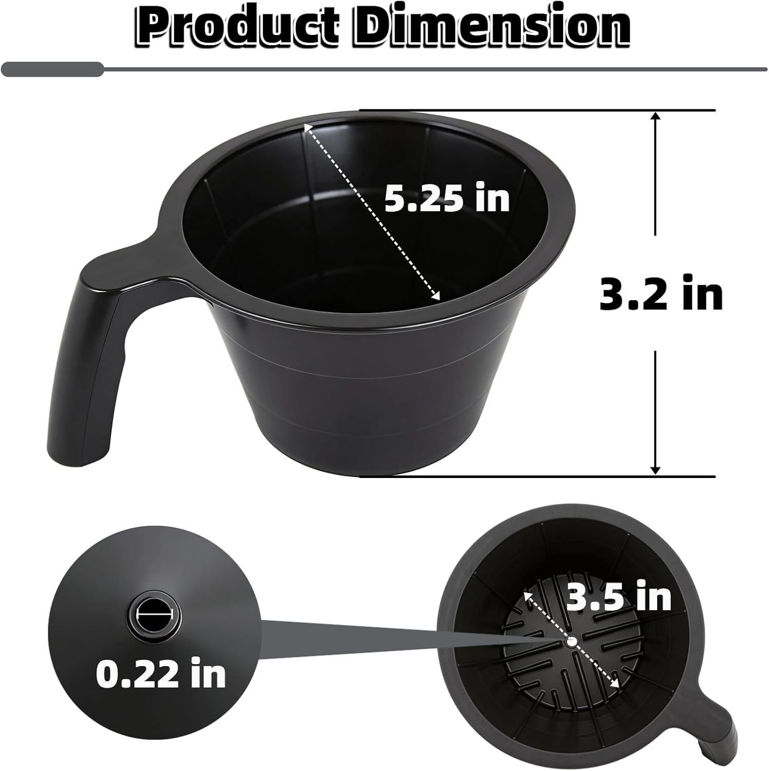 38766.0002 Filter Holder Replacement for Brew Funnel Basket Coffee Filter Basket for bunn coffee maker parts,Compatible with BX BT BTX GR Velocity Series Coffee Makers