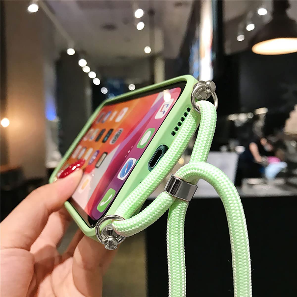 Cover in Silicone Flessibile per iPhone 13 Pro Max - Nera - Italiano