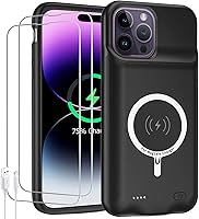 Vista 14 de Funda de batería para iPhone 11 Pro, 10000 mAh de alta capacidad, recargable, portátil, cargador extendido, carga inalámbrica, compatible con iPhone