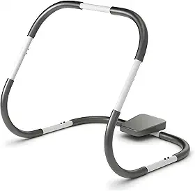 Aparelho Abdominal Preto e Branco Para Exercícios De Costas E Pernas – Estrutura Resistente