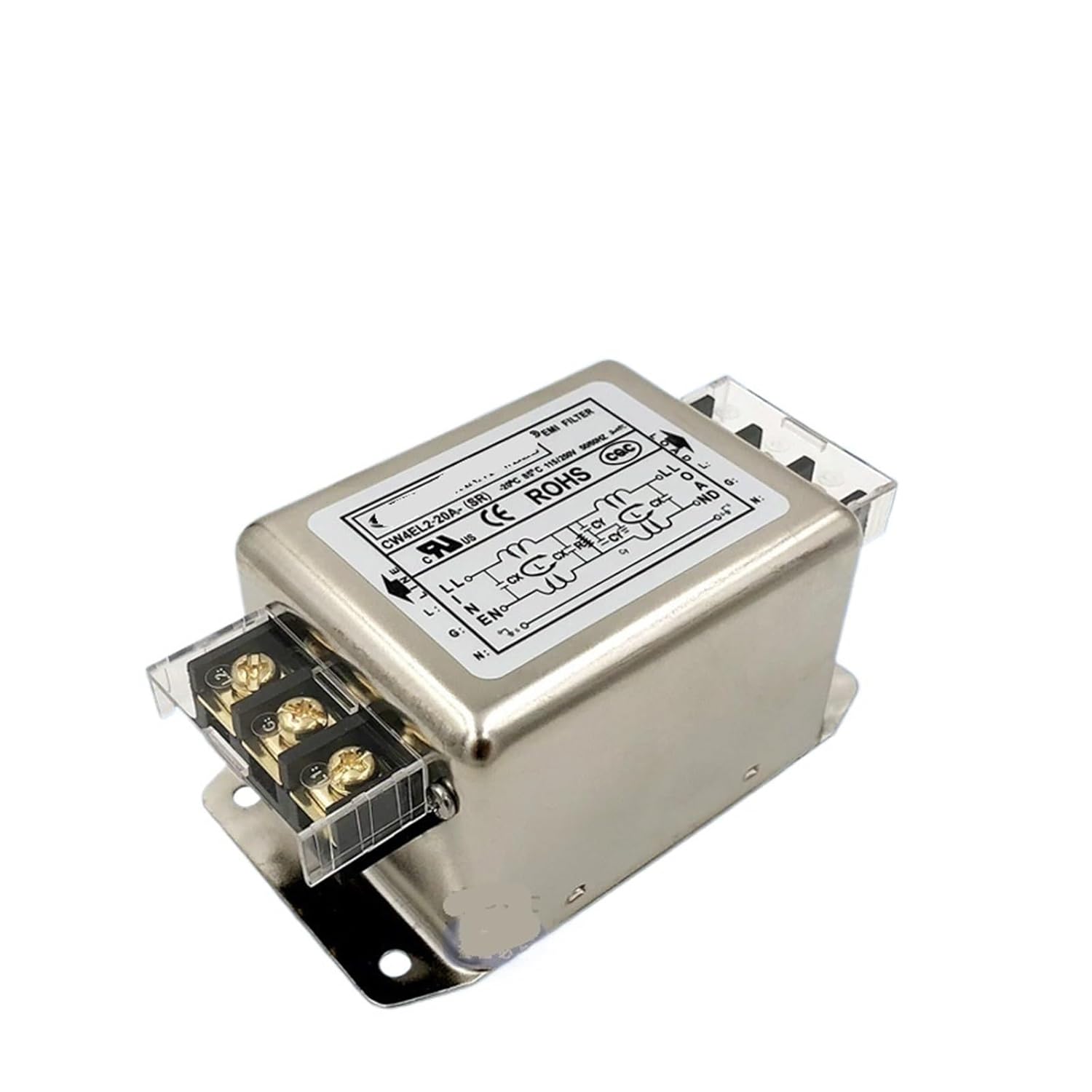 CW4L2 Speaker 10A 20 Power Supply CW3 Filter 220V Single Phase CW4EL2 AC Terminal Block Guide Rail S(CW3-20A -SR Guide Rail)