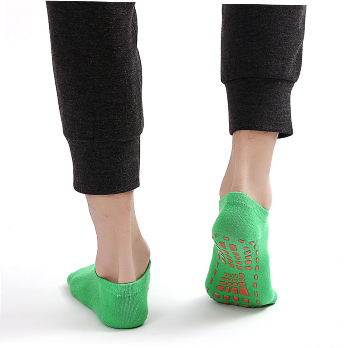 ibasenice 20paare Yogasocken für Junge Mädchen Rutschfeste Kindersocken Baumwollsocken mit Verstärkter Sohle Sportsocken für Junge Mädchen Atmungsaktiv und Bequem Zufällige Farbe