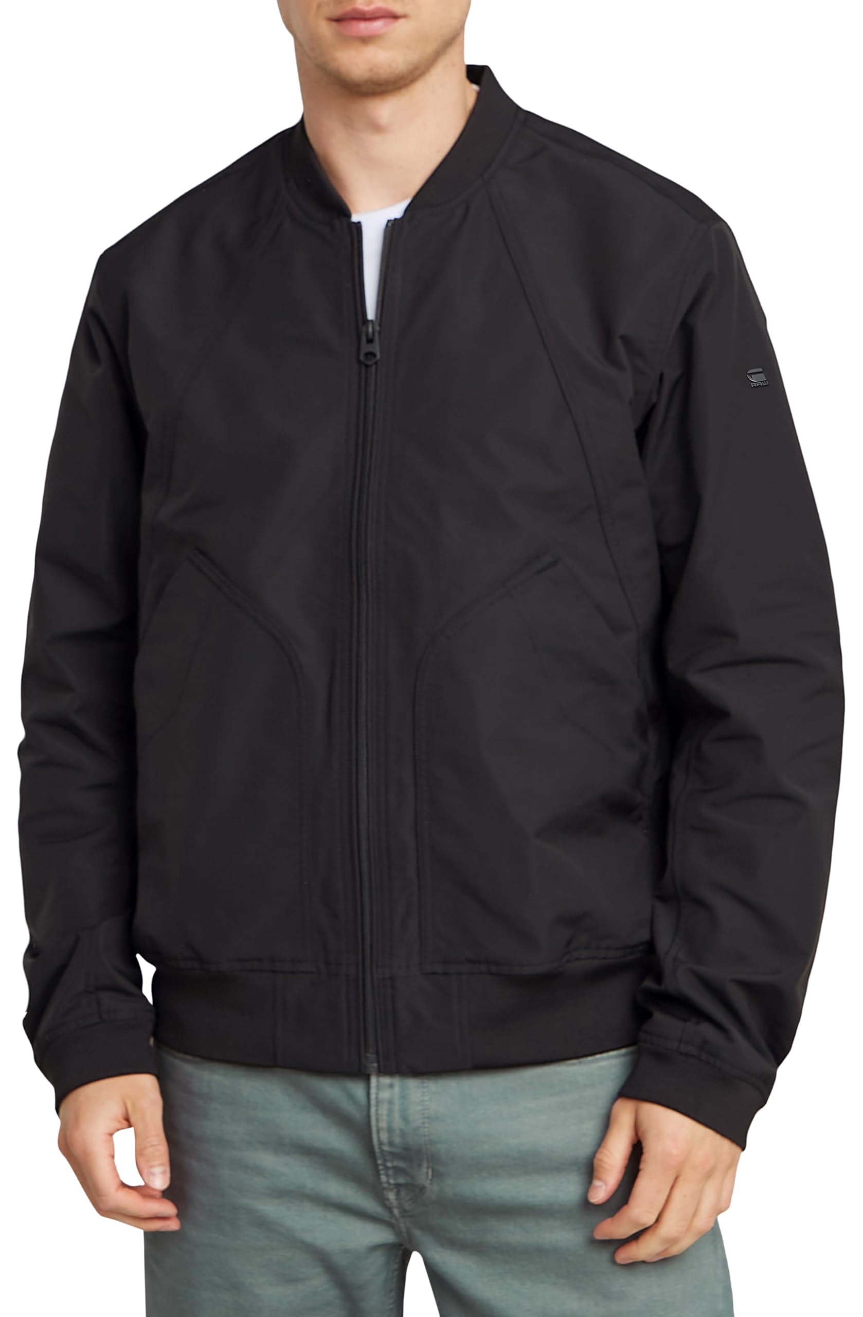 G-Star Men's Black (Dk Black D26127-D908-6484) Unpadded Bomber Jacket, S