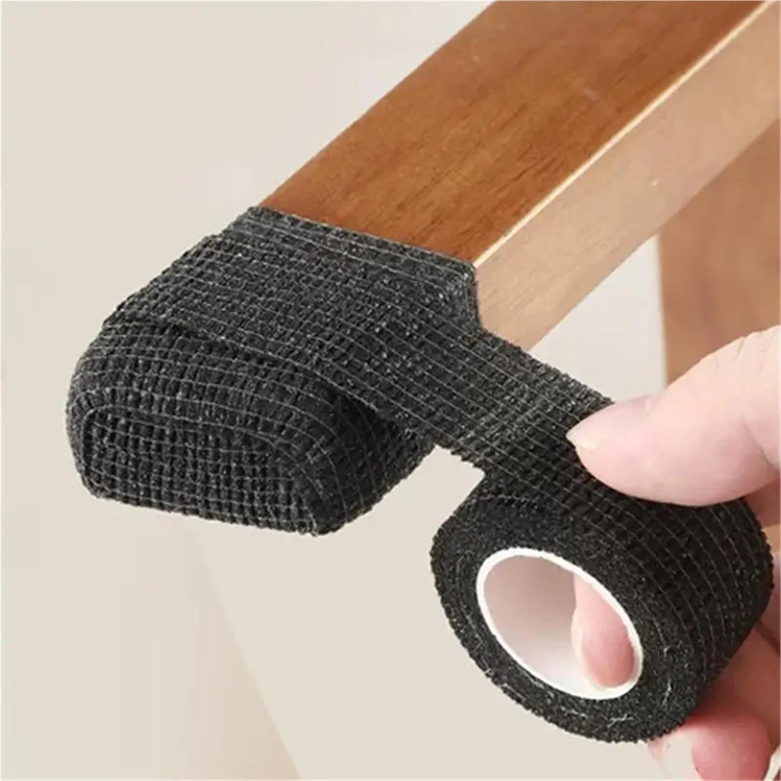 rutschfeste Möbelunterlage für Hartholzböden 4/8 Stück Anti-Rutsch-Matten, geräuschlos, selbstklebend, Beinpolster, Klebeband, Sofa, Möbel(8pcs Skin)
