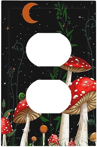 Miniatura 120 de Cubiertas Decorativas para Interruptor de Luz de Palanca Triple Retro Rojo Pulpo Monstruo Ola Marina Azul de 3 Segmentos Cubiertas de Placa de Pared