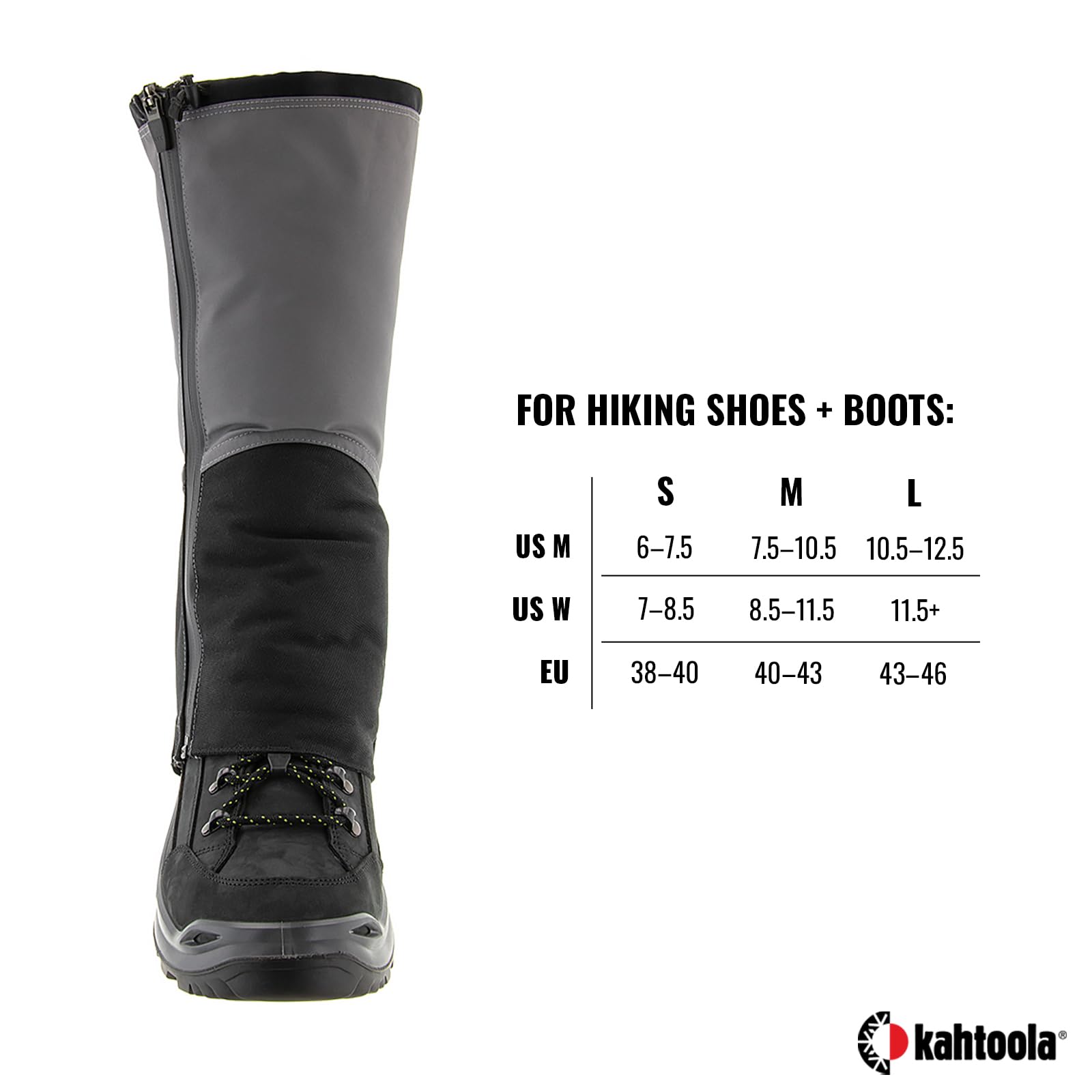Kahtoola NAVAgaiters Tall GTX I Durable Gaiters for Hiking 