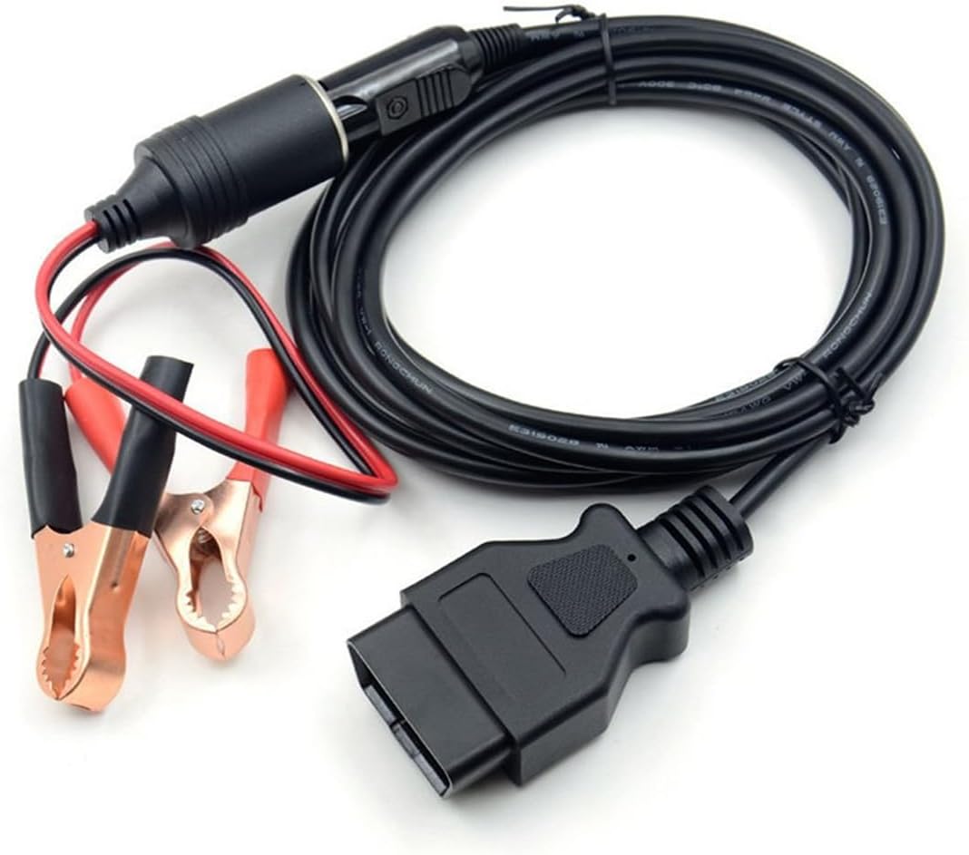 OBD Memory Saver 2 w 1 Kabel zasilania awaryjnego ECU pojazdu 12 V Ochraniacz pamięci z klipsem