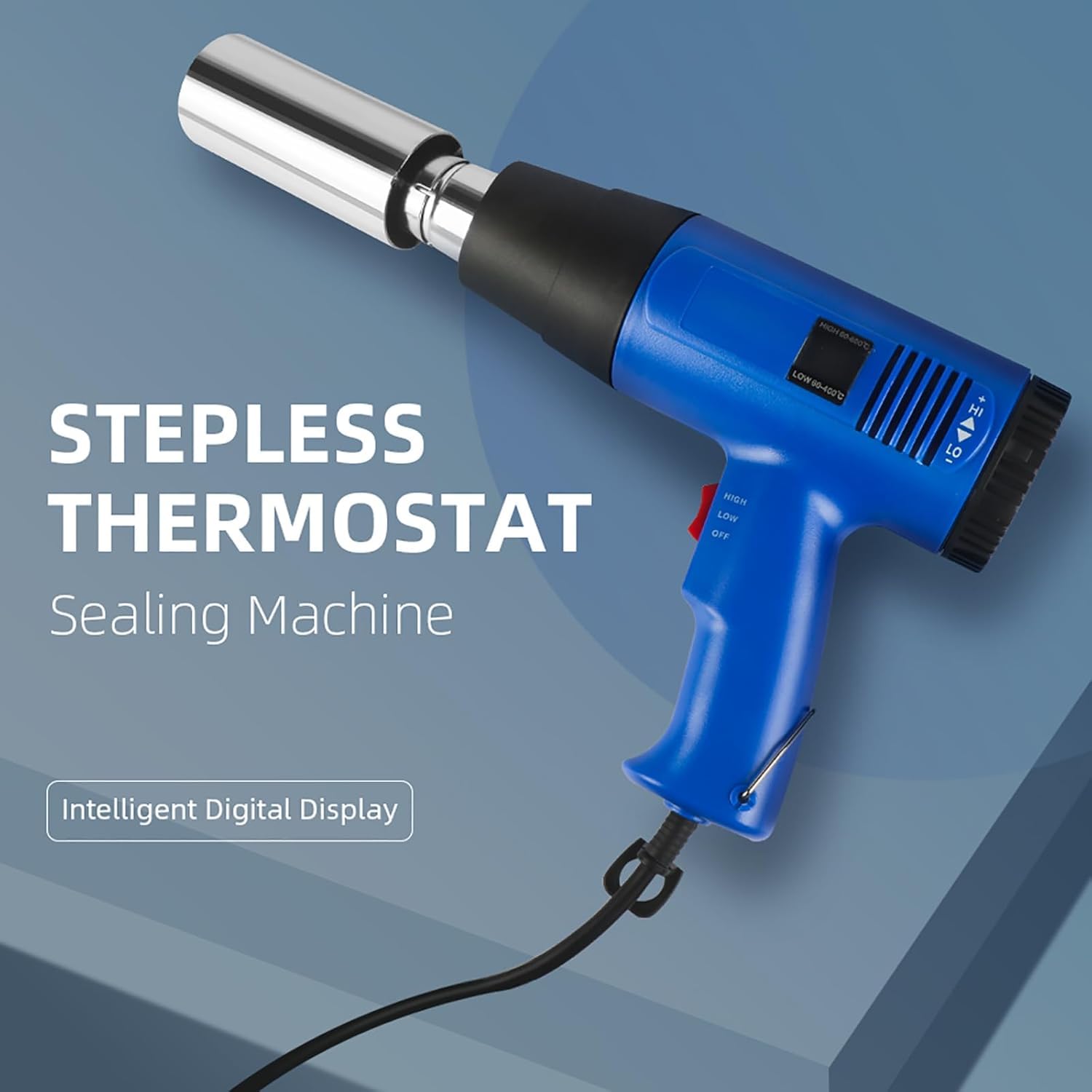 Machine De Rétraction Thermique à Capsule en PVC, Pistolet Thermique, Température Réglable De 60 à 600 °c, Protection Anti-brûlure Et Contre Les Surcharges, Utilisée pour La Décongélation D