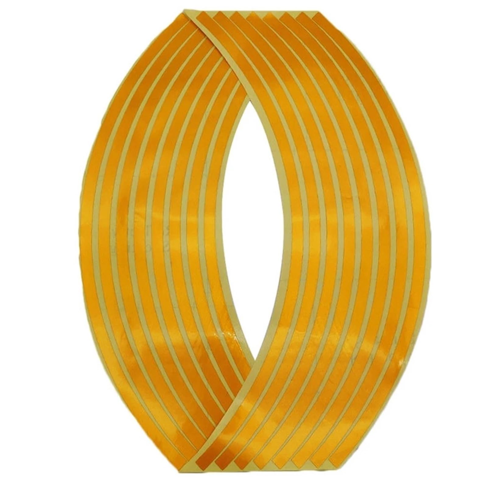 Front Wheel Rim Stickers Reflective Stripes Motorcycle Stickers Reflective Sticker Motorcycles Wheel Sticker Wheel Rim Tape(Yellow)