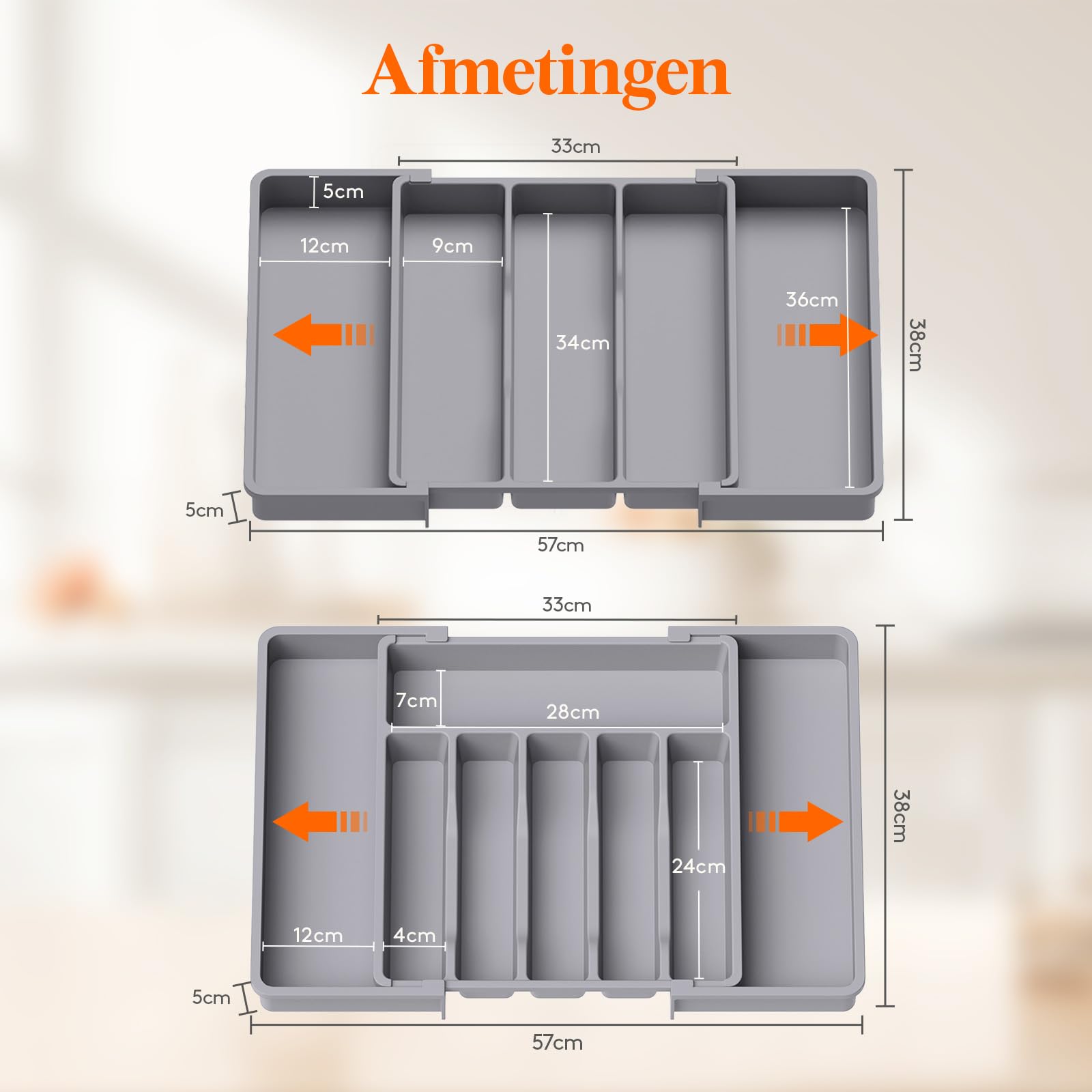 Lifewit Zilverwerk Lade Organizer, Uitbreidbare Gebruiksvoorwerp Organizer Voor Keukenlades Verstelbaar Bestek En Bestek Dienblad Plastic Lepels Vorken Kniv Lifewit Zilverwerk Lade Organizer, Uitbreidbare Gebruiksvoorwerp Organizer Voor Keukenlades Verstelbaar Bestek En Bestek Dienblad Plastic Lepels Vorken Kniv